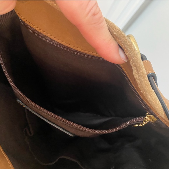 Coach Hamptons Tan and Brown Hobo Bag in Suede and Leather - Picture 12 of 12